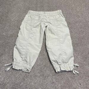Y2K 2000s streetwear Gorpcore Hiking Outdoor Utility Cargo Cropped pants sz 7